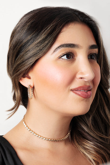 Desert Diamond Ombré Hoop Earrings